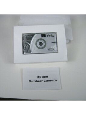 NEW Vivitar Ultra Wide Slim 35mm Outdoor Camera Silver Black